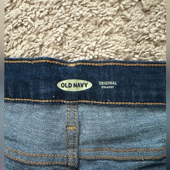 Old Navy Original Straight Jeans Dark Blue Size 12 - Picture 4 of 8